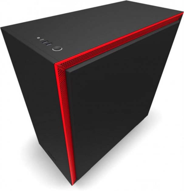 

Корпус NZXT H510i Matte Black-Red (CA-H510i-BR) без БП (CA-H510i-BR)