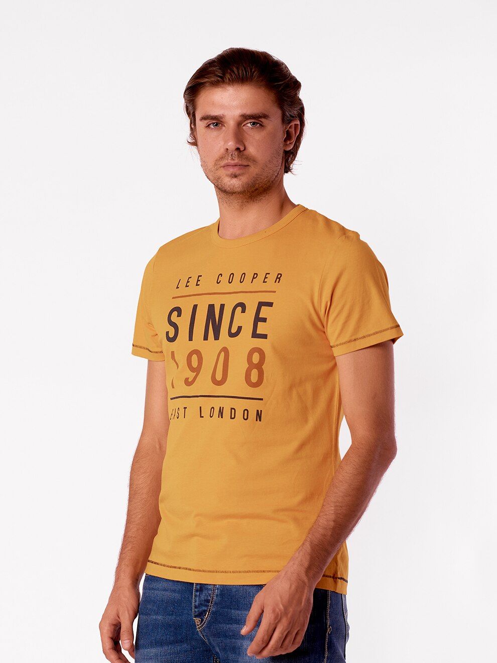 

Футболка Lee Cooper 10196044-55957 M Golden Yellow