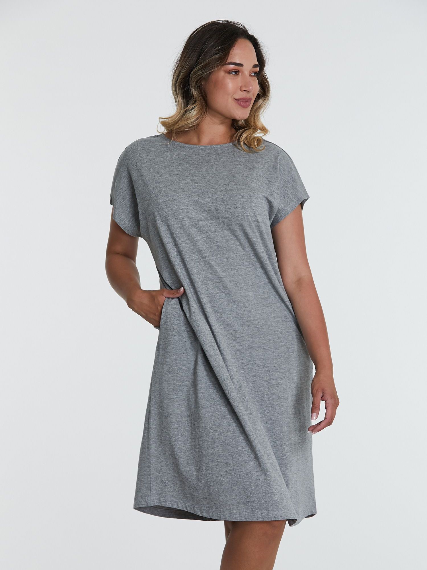 

Платье Piazza Italia 45336-1655 / Grey Melange, Платье Piazza Italia 45336-1655 S/M Grey Melange