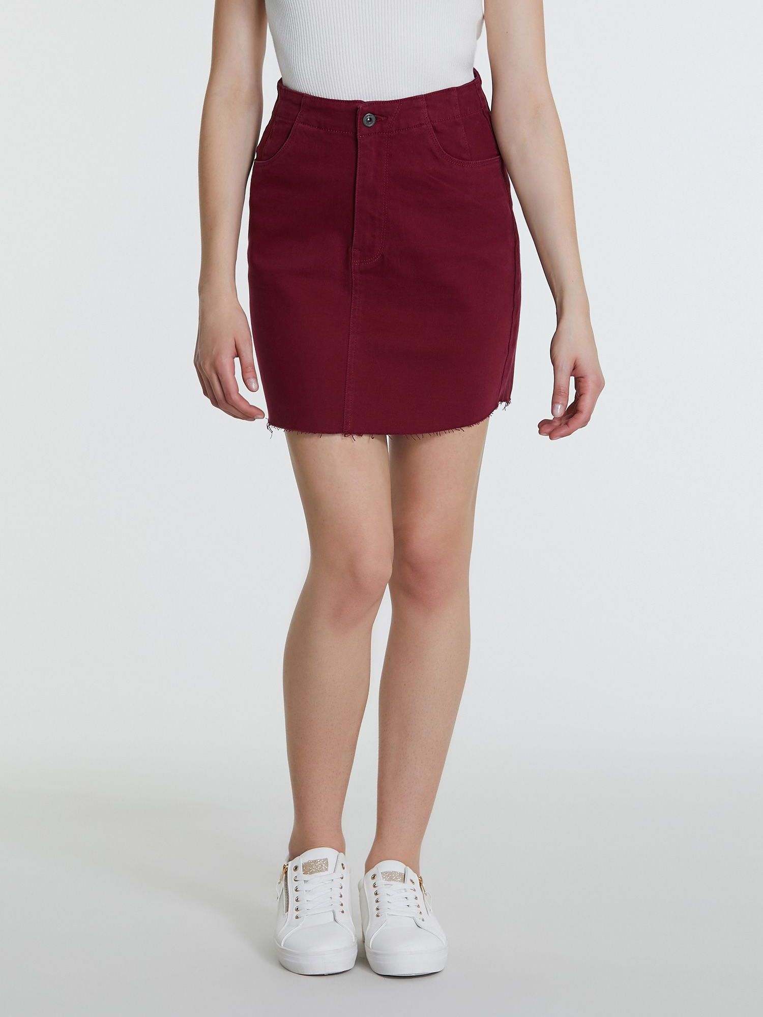 

Юбка джинсовая Piazza Italia 46326-1246  Plum, Юбка джинсовая Piazza Italia 46326-1246 XL Plum