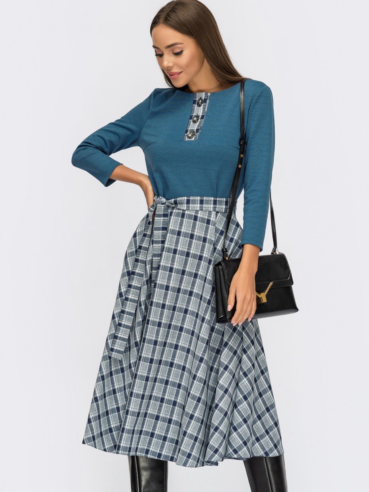 

Платье Dressa 54816  Синее, Платье Dressa 54816 50 Синее