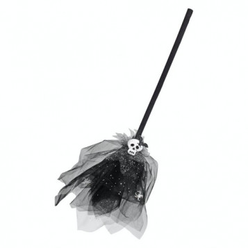

Метла фатиновая Halloween 18-995BLK-SL (NAT04910)