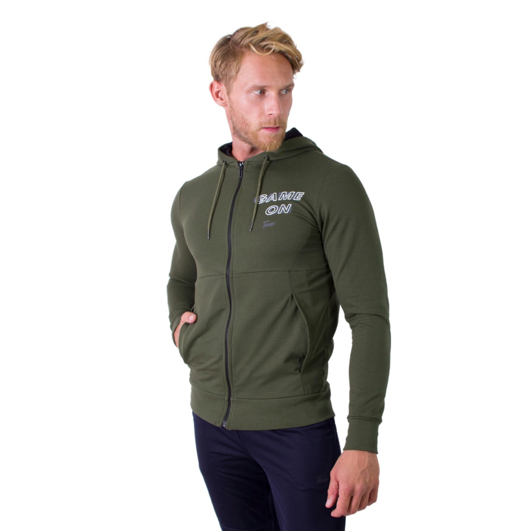 

Мужская спортивная кофта Teamv Sport Cut 2 Хаки, Мужская спортивная кофта Teamv Sport Cut 2 Хаки L