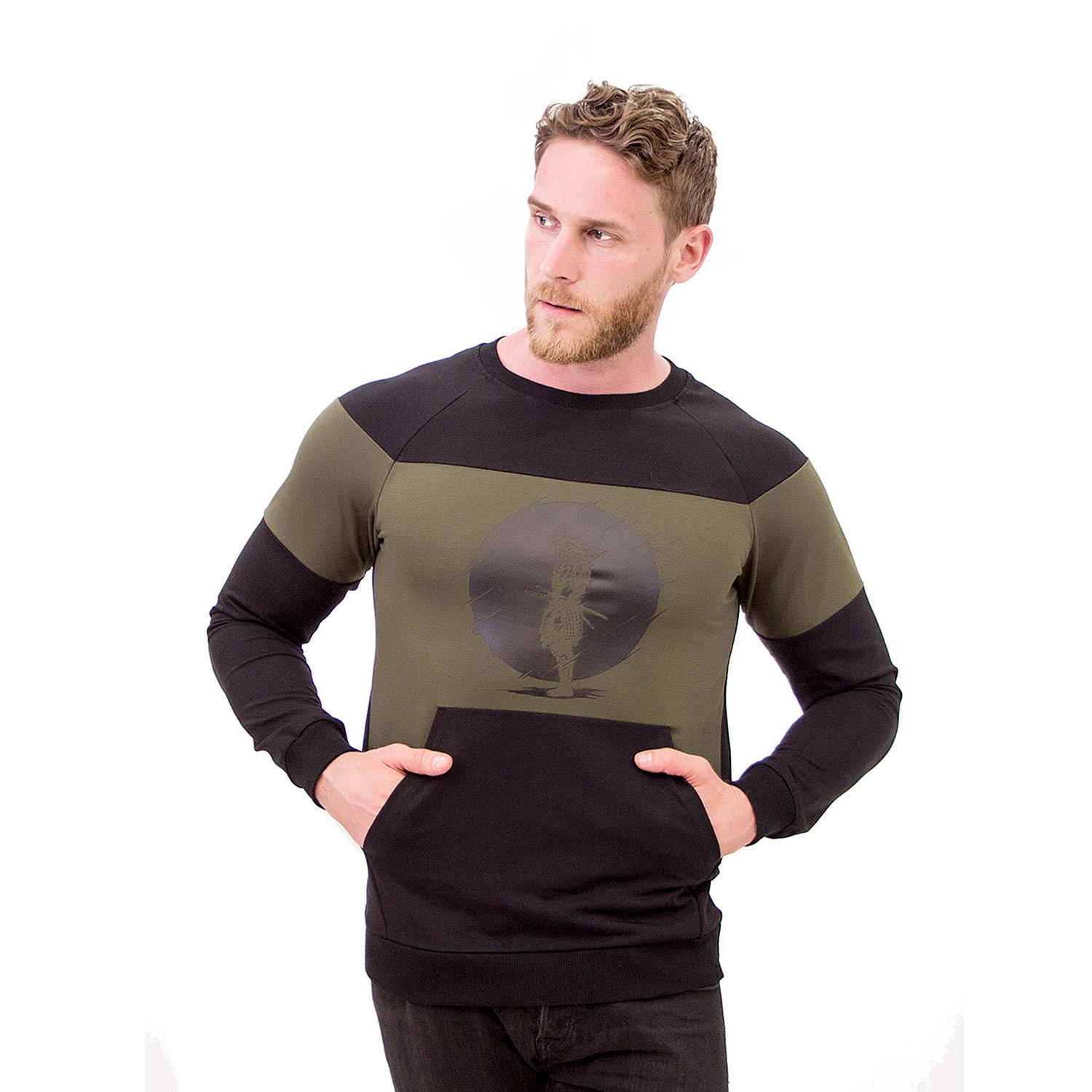 

Мужской свитшот Teamv Samurai 2 Хаки с черным, Мужской свитшот Teamv Samurai 2 Хаки с черным S