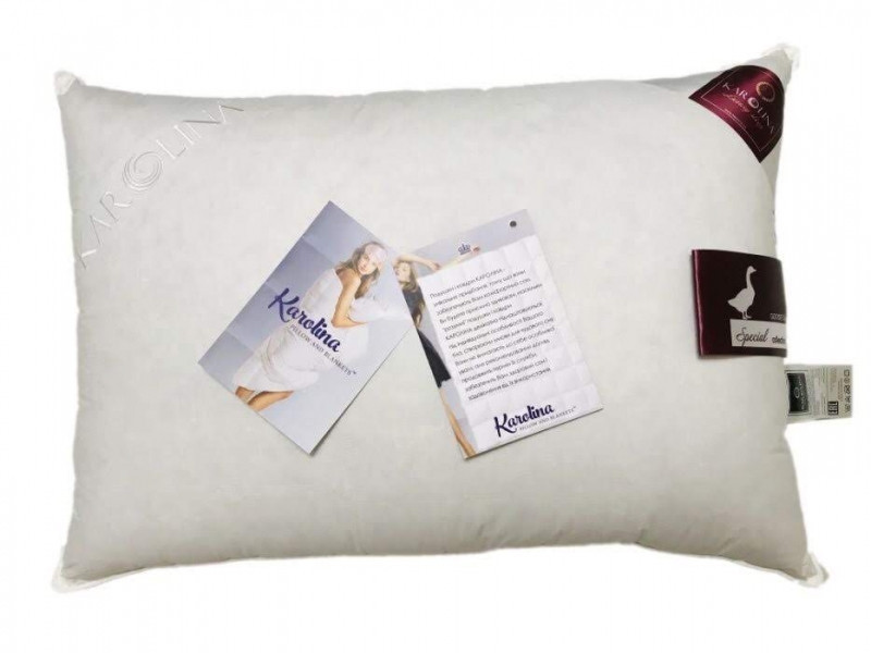 

Подушка пуховая KAROLINA 70х70, 100% белый пух, Luxury Sleep