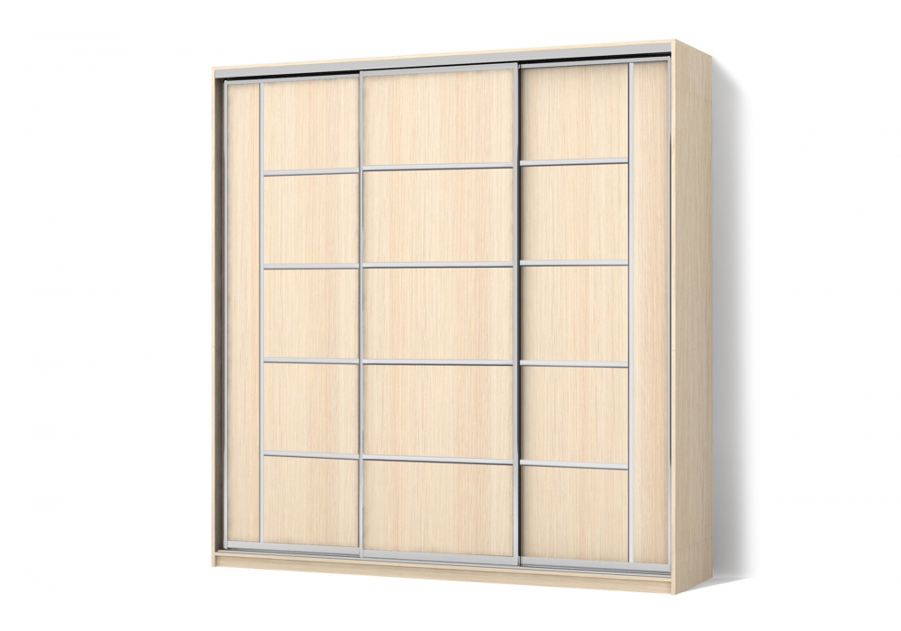 

Шкаф-купе Luxe 3 двери Комби/Комби/Комби рисунок 28-25-41 CLS - II 220 x 240 x 60 см