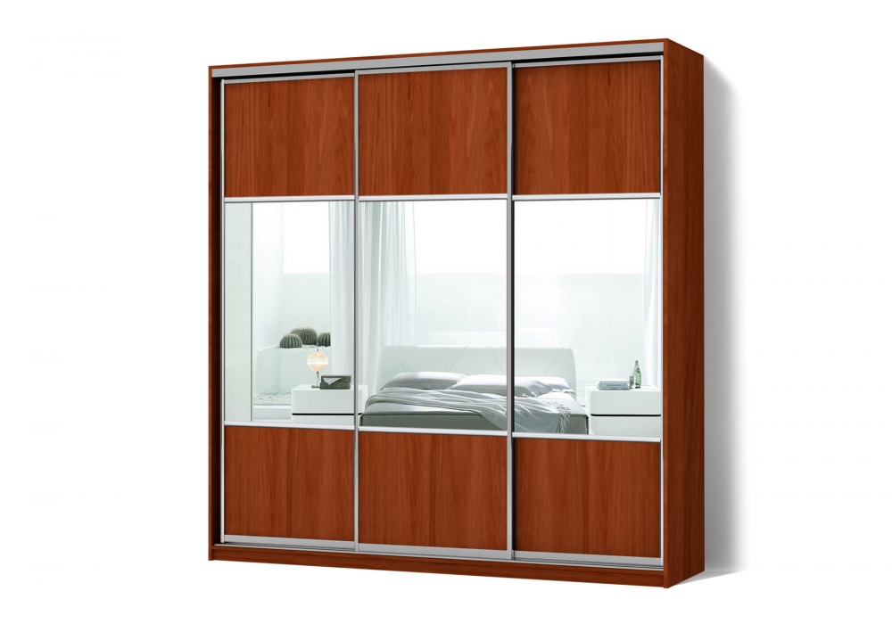 

Шкаф-купе Luxe 3 двери Комби/Комби/Комби рисунок 12-12-12 CLS - I 220 x 230 x 45 см