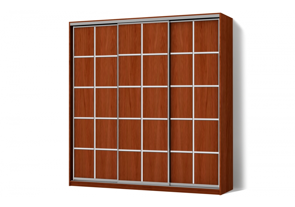 

Шкаф-купе Luxe 3 двери Комби/Комби/Комби рисунок 16-16-16 CLS - I 240 x 240 x 45 см