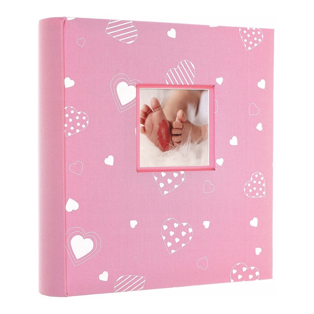

Фотоальбом GEDEON 290x320 Трад.(60 сторінок) BABY HEART pink