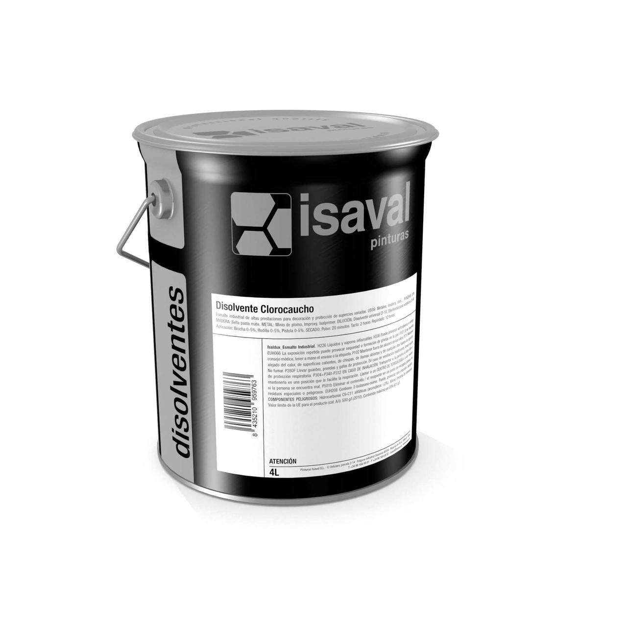

Хлоркаучуковый Растворитель ISAVAL для разбавления краски на основе хлоркаучука 1л