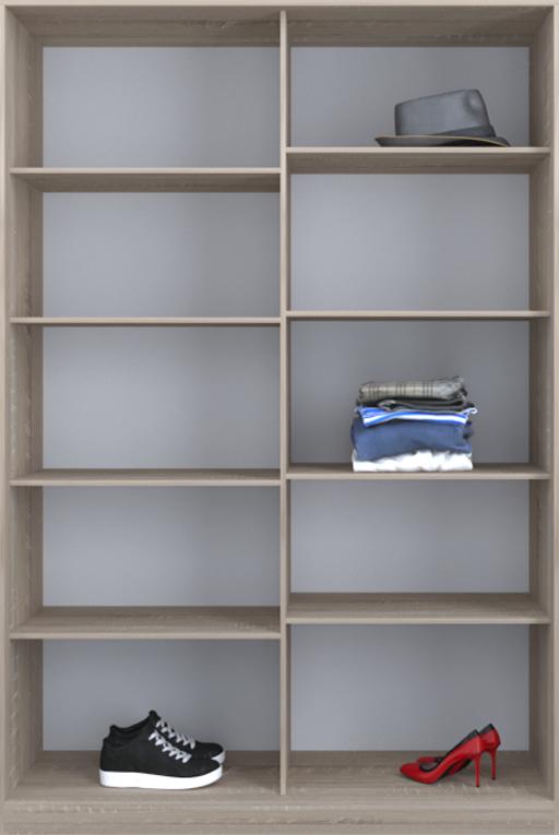 

Гардероб открытый Luxe CLS-3 130 x 230 x 45 см Дуб сонома