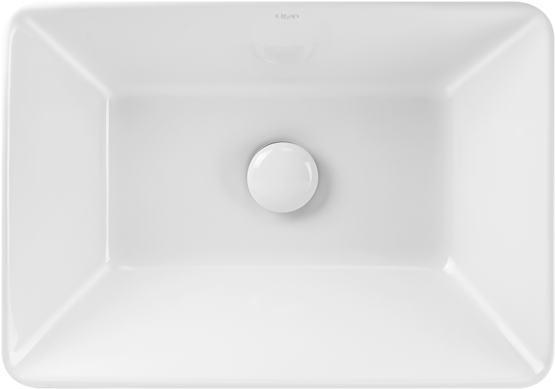 

Раковина QTAP Crow QT0511L582W с донным клапаном