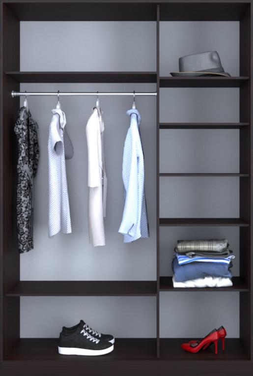 

Гардероб открытый Luxe CLS-1 200 x 240 x 45 см Венге магия