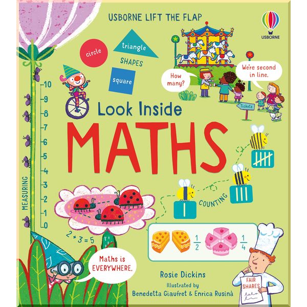 

Usborne Look Inside Maths. Rosie Dickins. ISBN:9781474986304