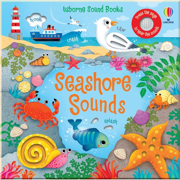 

Usborne Seashore Sounds. Sam Taplin. ISBN:9781474990042