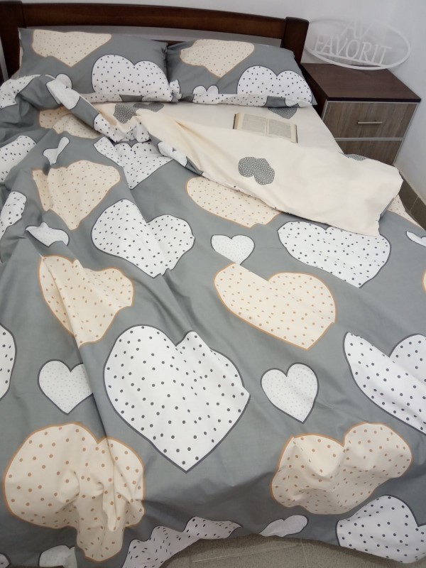 

Комплект постельного белья AV-favorit Бязь Люкс 2*(150*220) Сердце (b-04115)
