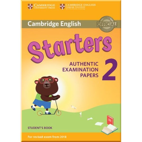 

Cambridge English Starters 2 for Revised Exam from 2018 Student's Book. Cambridge University Press. ISBN:9781316636237