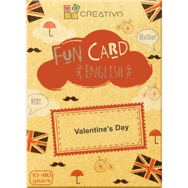 

Fun Card English: Valentine's Day. CREATIVO. ISBN:9788366122550