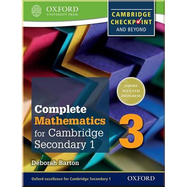 

Complete Mathematics for Cambridge Lower Secondary 3 Student's Book. Deborah Barton. ISBN:9780199137107