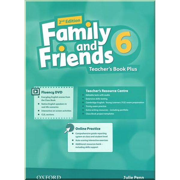 

Family and Friends 2nd Edition 6 Teacher's Book Plus. Julie Penn. ISBN:9780194796521