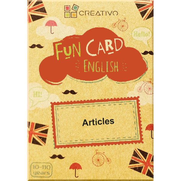 

Fun Card English: Articles. CREATIVO. ISBN:9788366122024