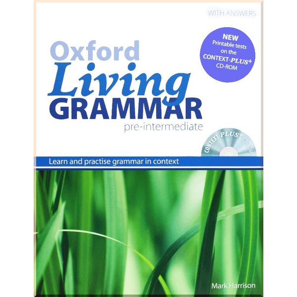 

Oxford Living Grammar Pre-Intermediate with answers and CD-ROM. Mark Harrison. ISBN:9780194557139