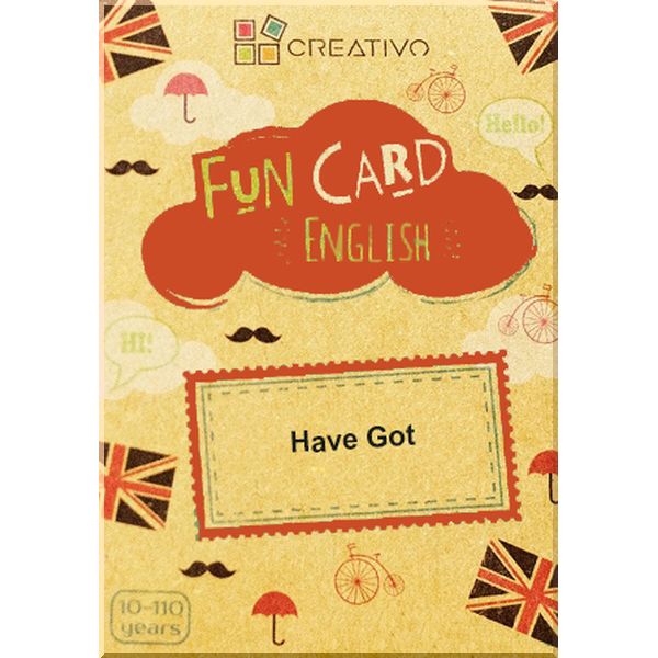 

Fun Card English: Have Got. CREATIVO. ISBN:9788366122079