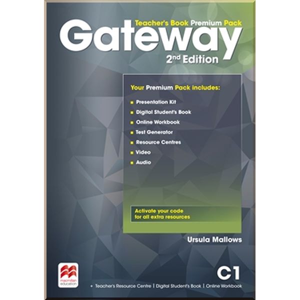 

Gateway 2nd Edition C1 Teacher's Book Premium Pack. Ursula Mallows. ISBN:9781786323118