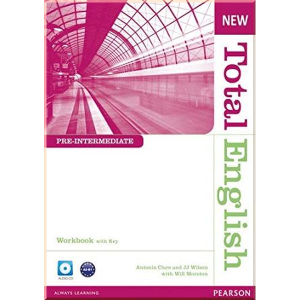 

New Total English Pre-Intermediate Workbook with CD and key. J. J. Wilson, Antonia Clare. ISBN:9781408267370