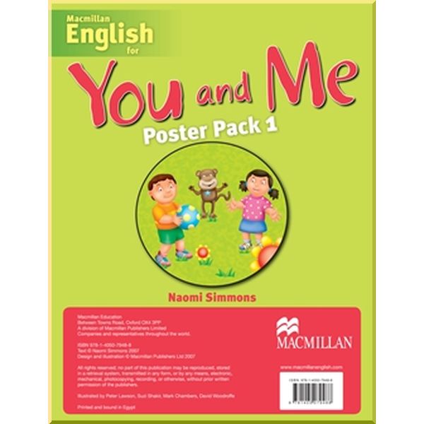 

You and Me 1 Poster Pack. Naomi Simmons. ISBN:9781405079488