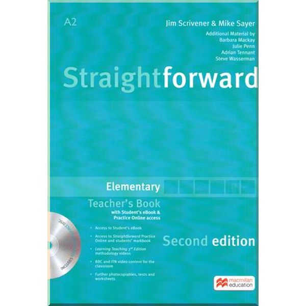 

Straightforward Second Edition Elementary Teacher's Book with Student's eBook and Practice Online Access. Barbara Mackay, Adrian Tennant. ISBN:9781786327628