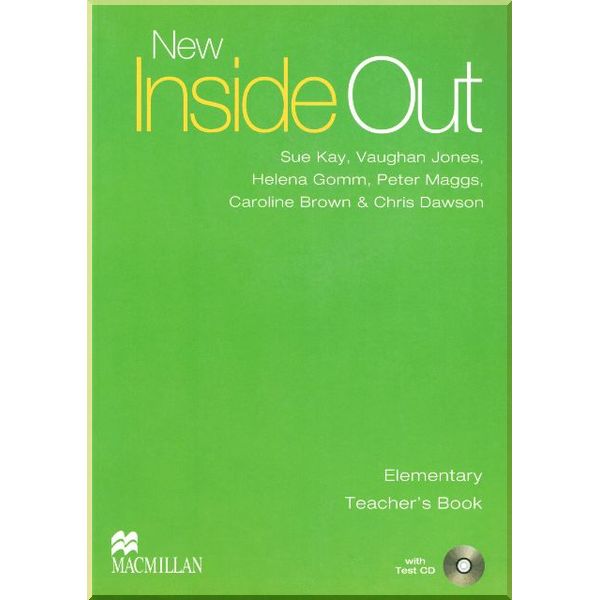 

New Inside Out Elementary Teacher's Book with Test CD. Chris Dawson, Caroline Brown. ISBN:9780230020955