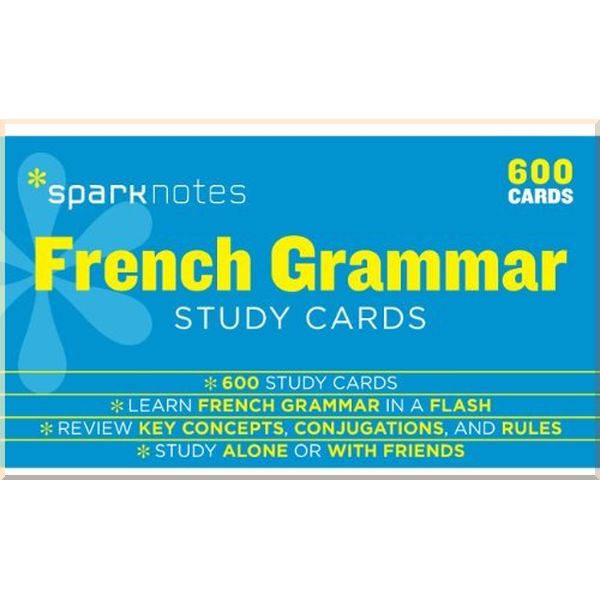 

French Grammar Study Cards. SparkNotes. ISBN:9781411469976