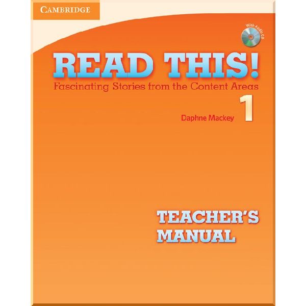 

Read This! 1 Teacher's Manual with Audio CD. Daphne Mackey. ISBN:9780521747882