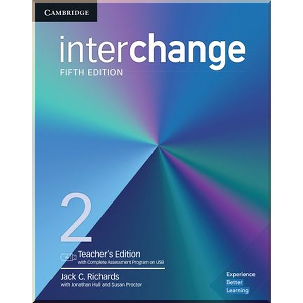 

Interchange Fifth Edition 2 Teacher's Edition with Complete Assessment Program. Jonathan Hull, Jack C. Richards. ISBN:9781316622728