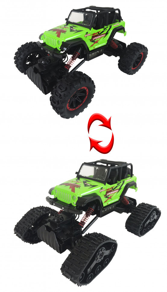 

Машина на радиоуправлении Монстр-трак Rock Crawler 8897-185 Зелёный