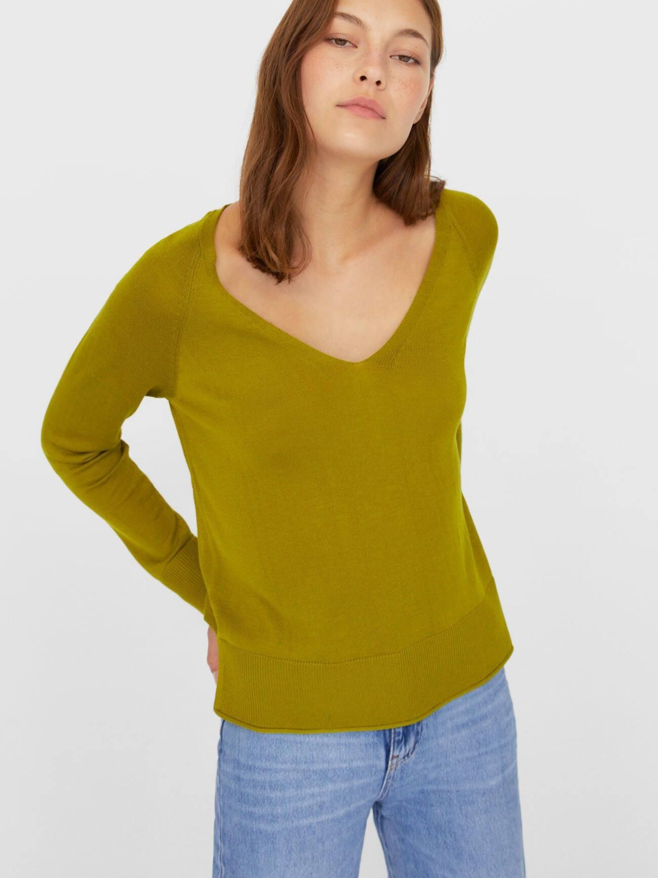

Пуловер Stradivarius XAZ283559UCQE M Фисташковый