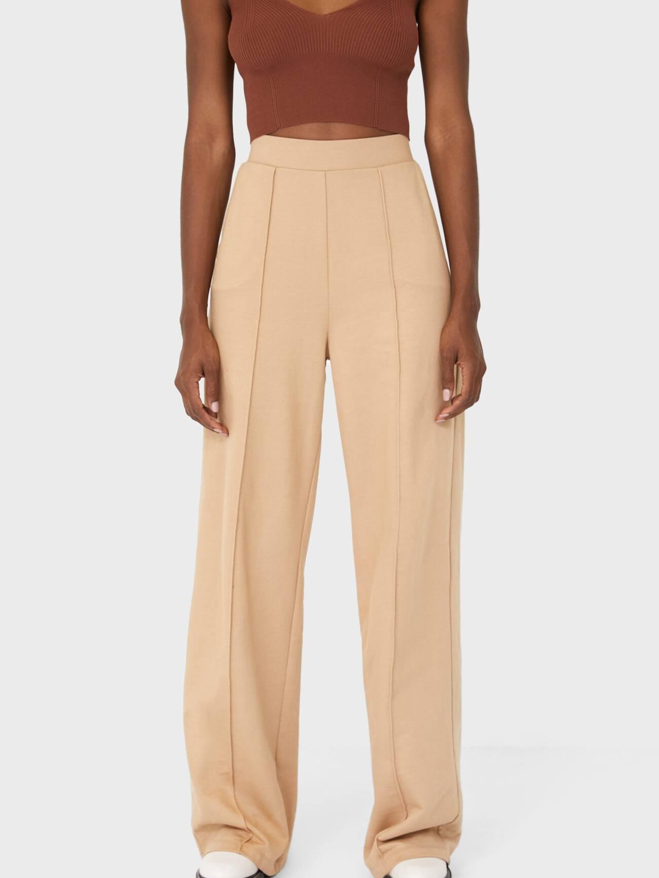 

Брюки Stradivarius XAZ283665HFZI M Бежевые