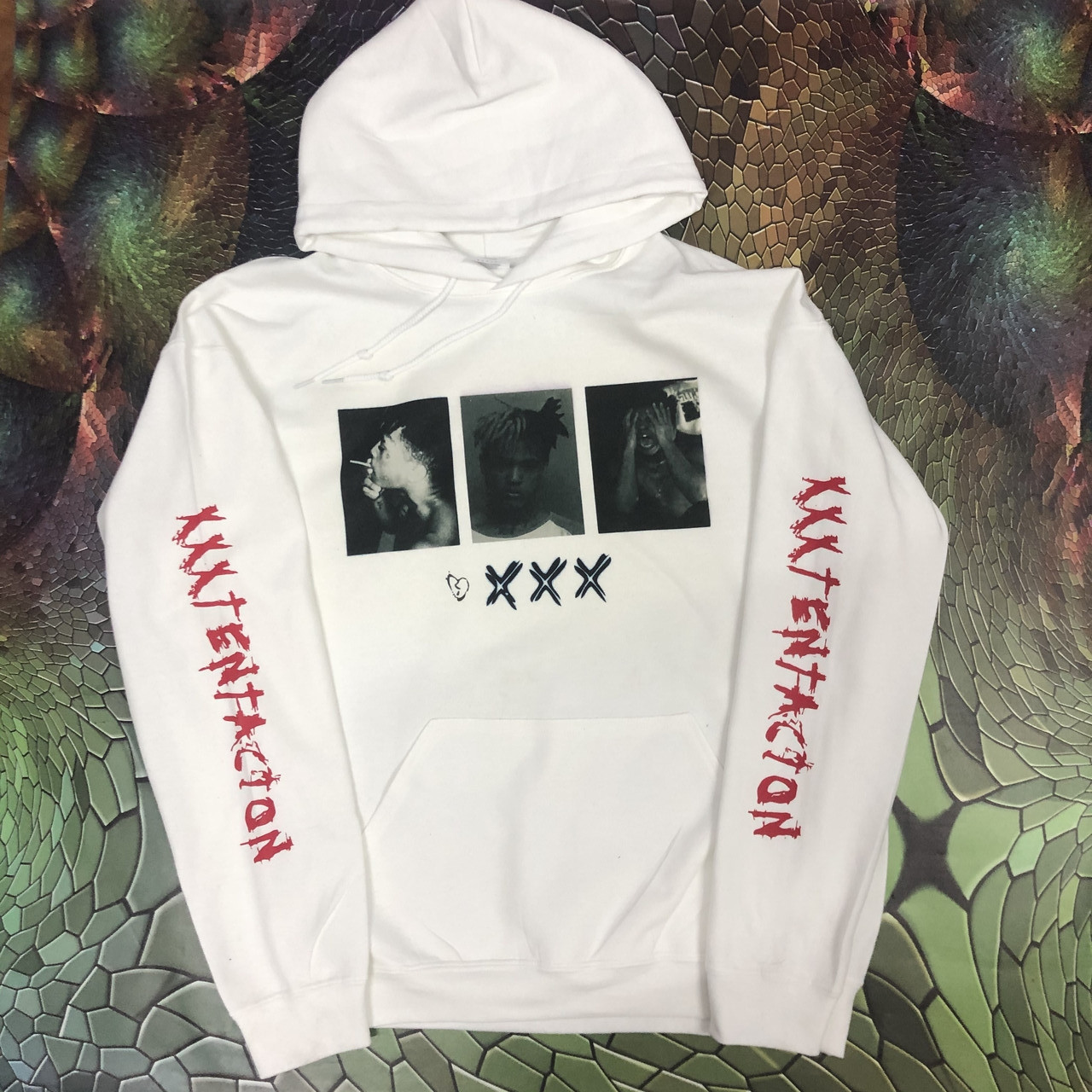 

Худи A SHO Xxxtentacion  белый, Худи A SHO Xxxtentacion M белый