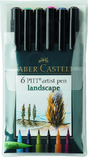 

Набор маркеров 6шт. Пейзаж PITT Faber-Castell