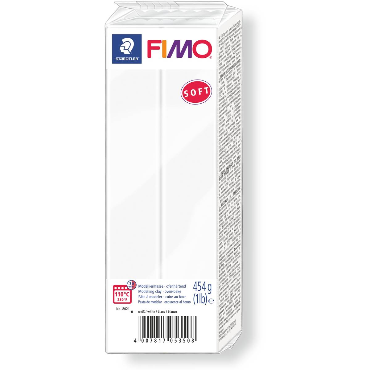 

Пластика белая Staedtler Fimo Soft 454г