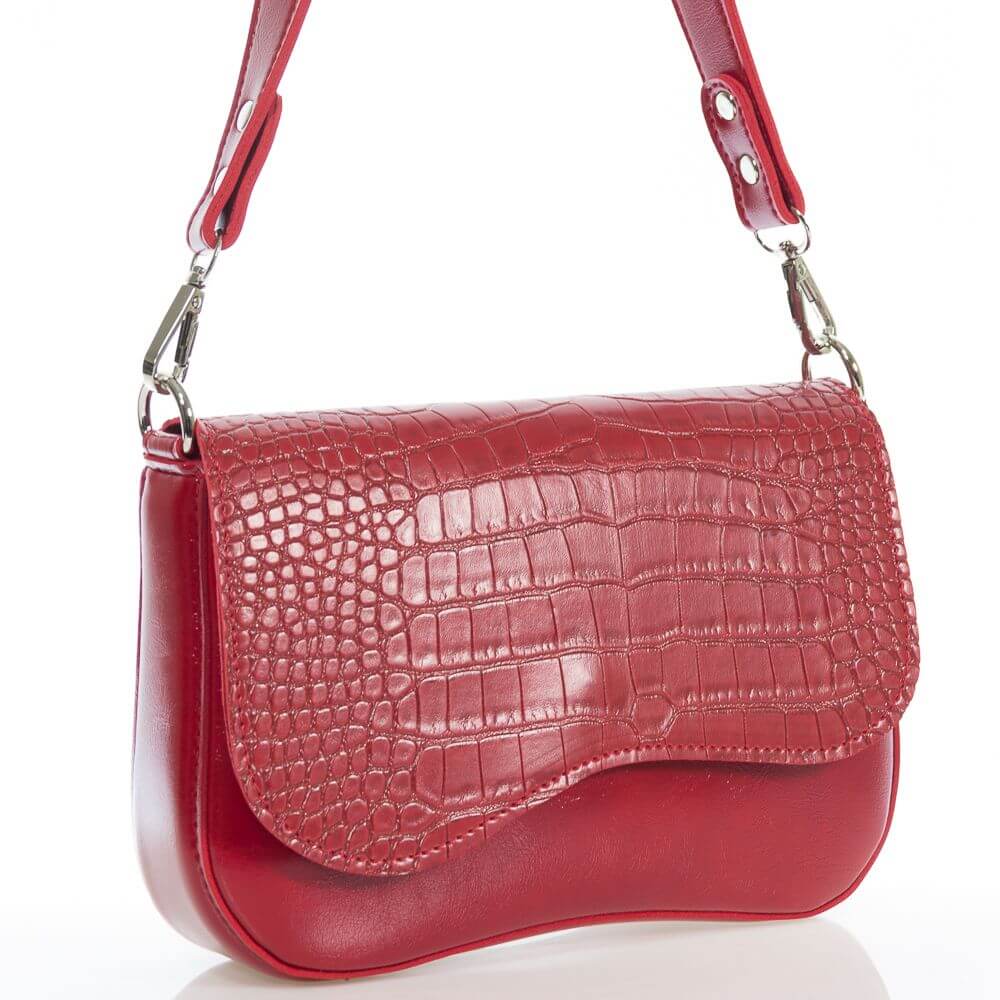 

Женская сумка МИС, эко кожа, красная (36017-1)