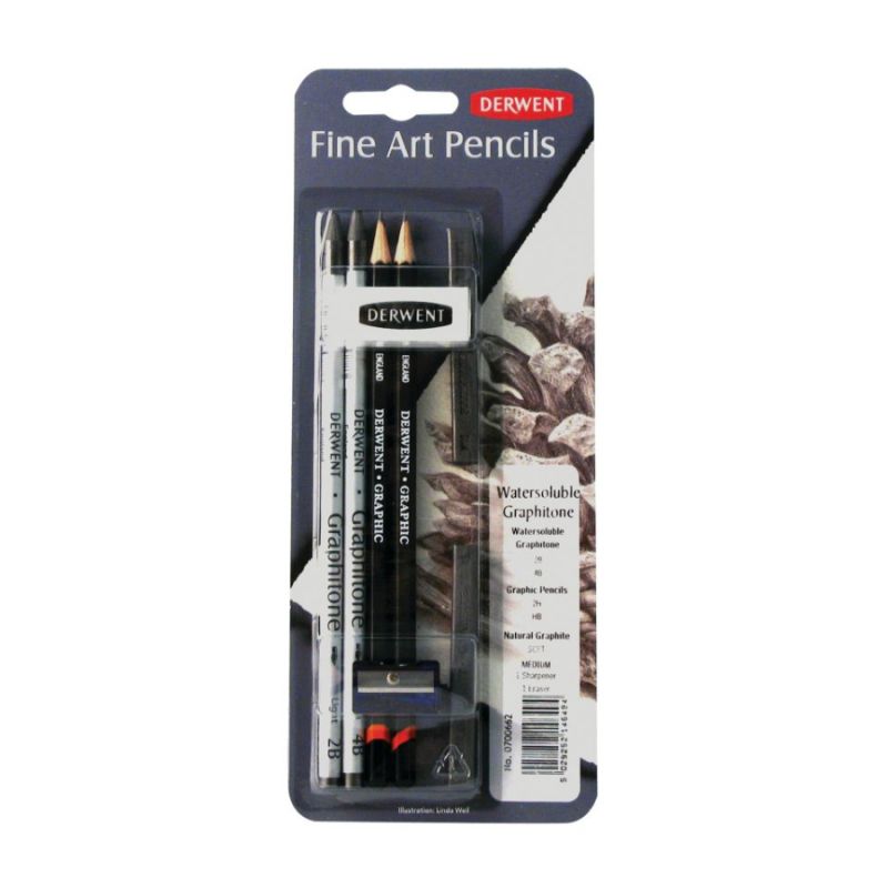 

Набор материалов для графики Watersoluble Graphitone 8предм. Derwent