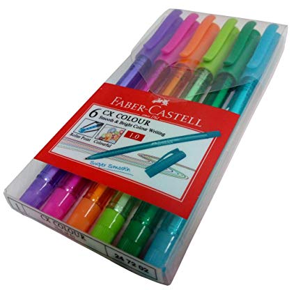 

Набор ручек шариковых 6цв. CX Colour F-Castell