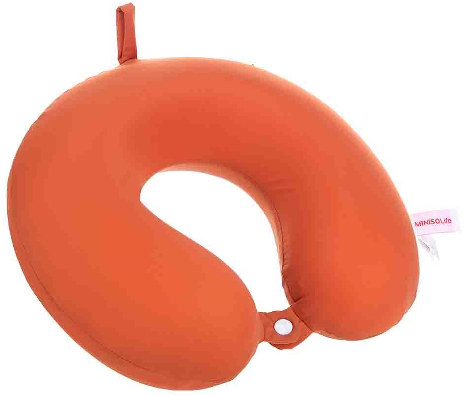 

Подушка Miniso U-формы с эффектом памяти Оранжевая