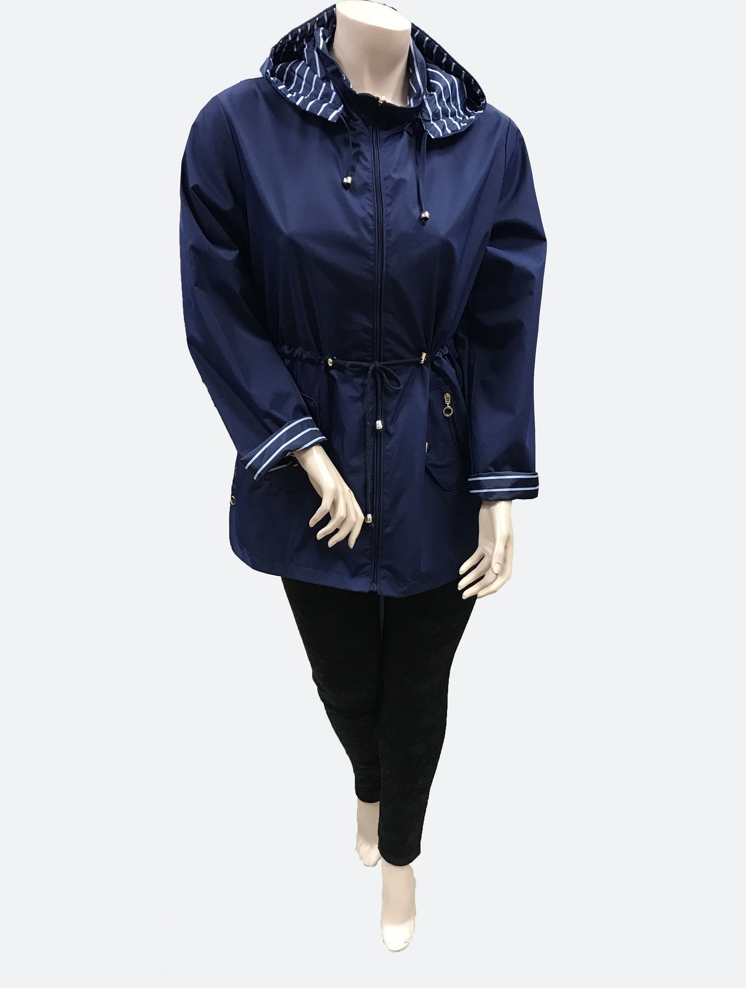 

Женская куртка ветровка больших размеров Jean-Daniel 201936-12 р 3XL 58-60