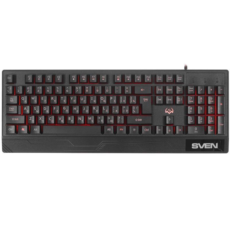 

Клавиатура Sven KB-G8300 USB Black (00600201)