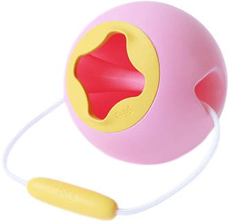 Акція на Сферическое ведро Quut Mini Ballo Розово-желтое (171164) (5425031171164) від Rozetka UA