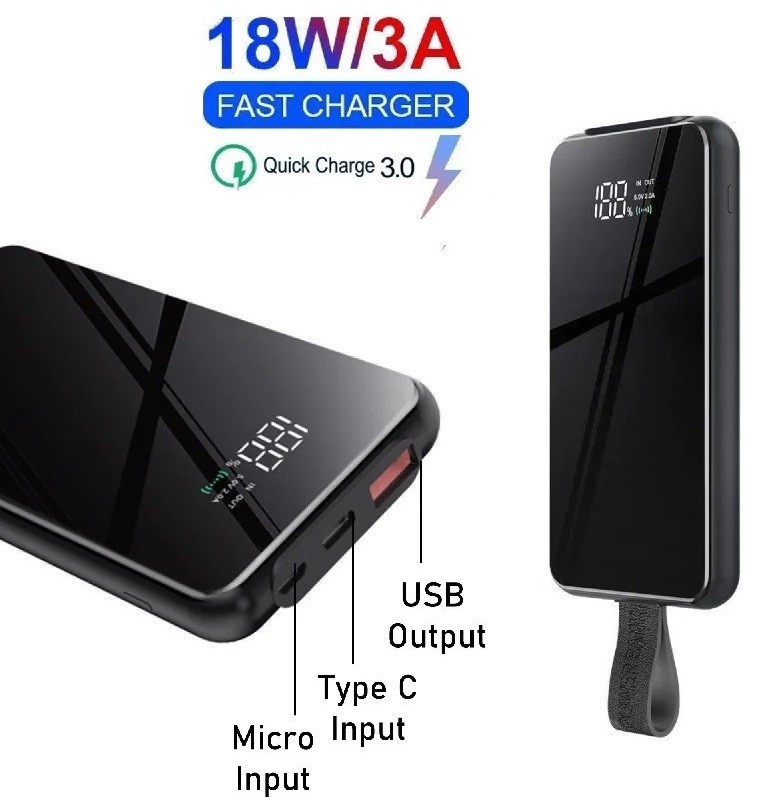 

Павербанк Remax Quick Charge 3.0 Wireless 10000 mAh black