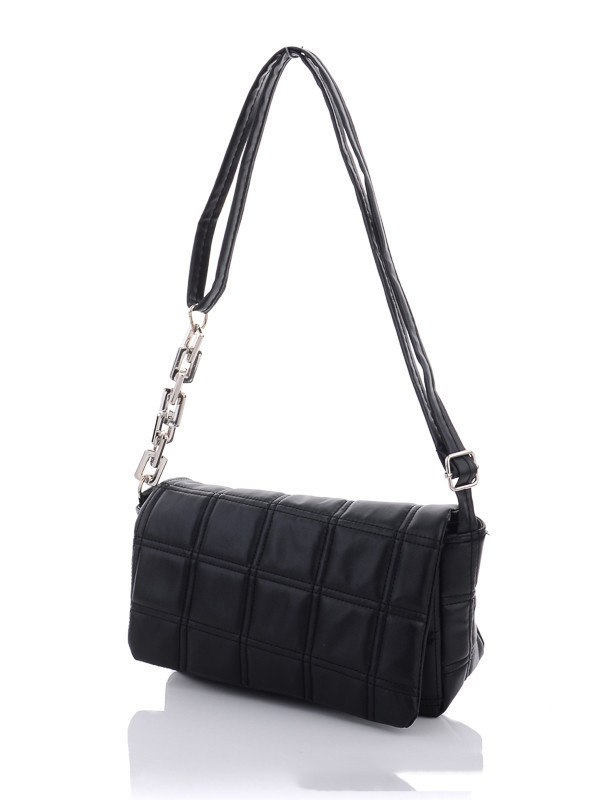 

Женские сумки деми Prime 046-3 black Черный р.14x24x8